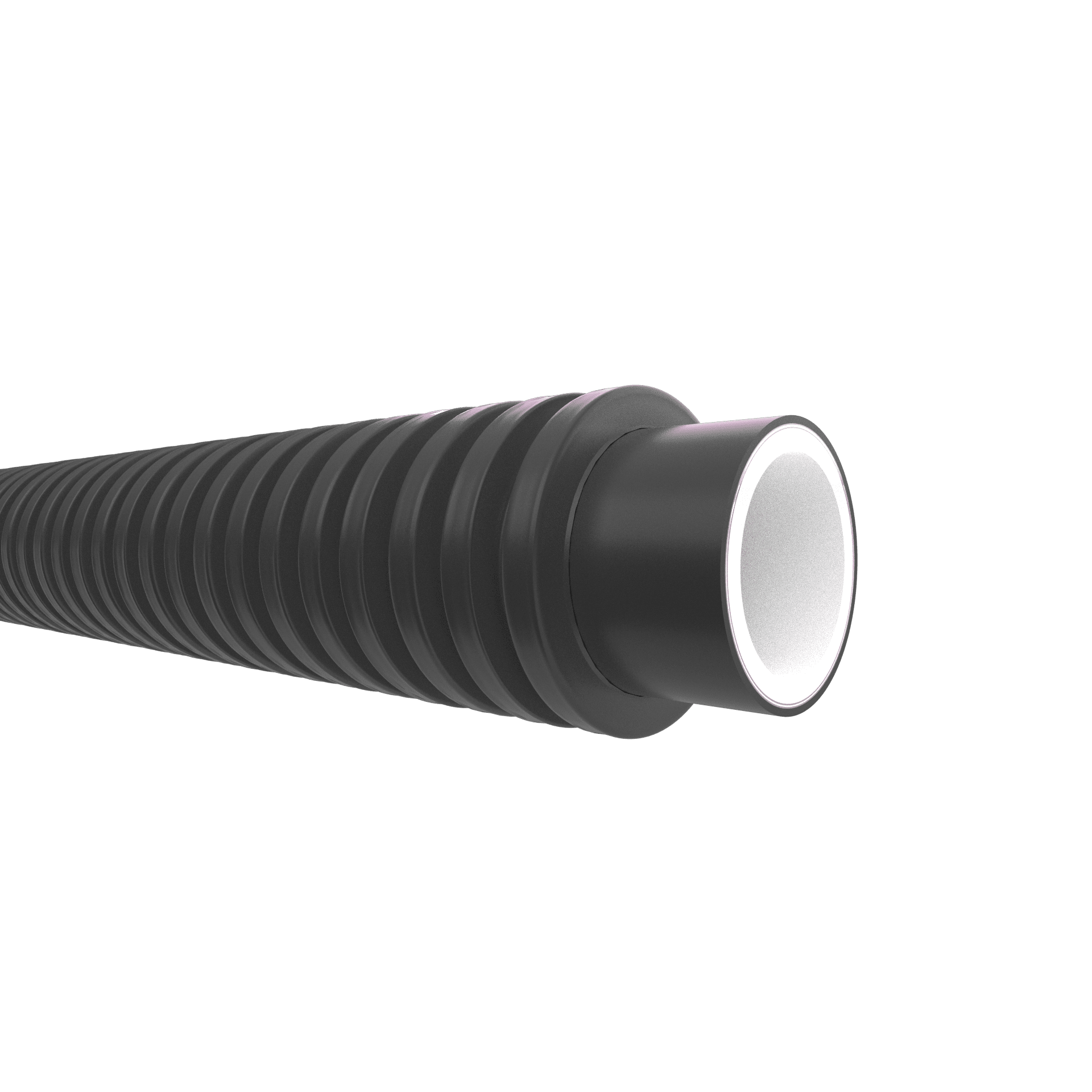 Pex-B Black Water Pipe with Corrugated Sleeve